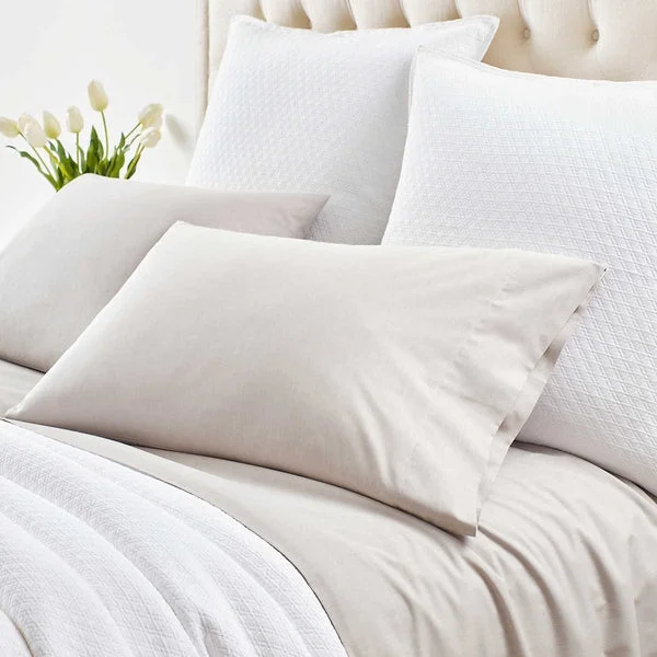 Thermal - Regulating Bamboo Sheets for All - Season ComfortPine Cone Hill Cozy Cotton Pillowcase Set