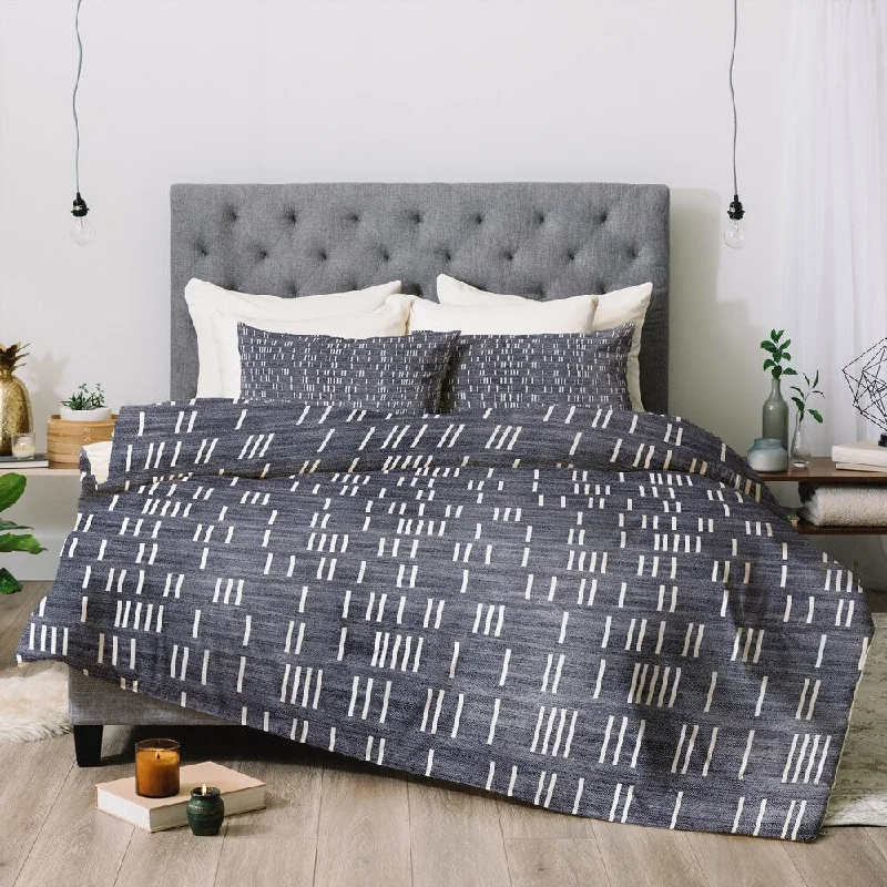 Down - filled comforters for supreme warmth and lightnessHolli Zollinger Bogo Denim Mudcloth Light Comforter Set -King