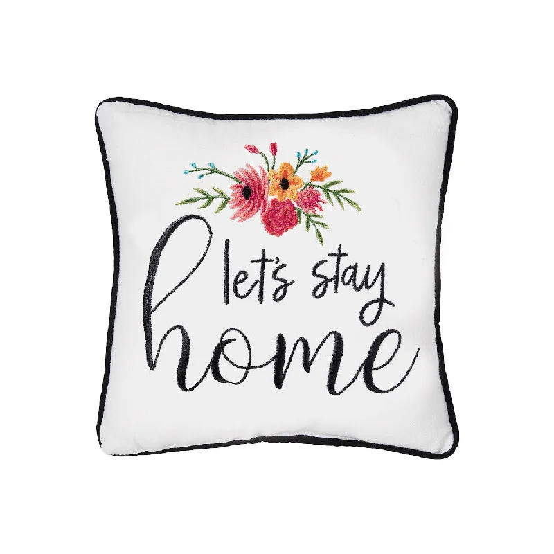 Travel Pillows for Long JourneysLet's Stay Home Mini Pillow