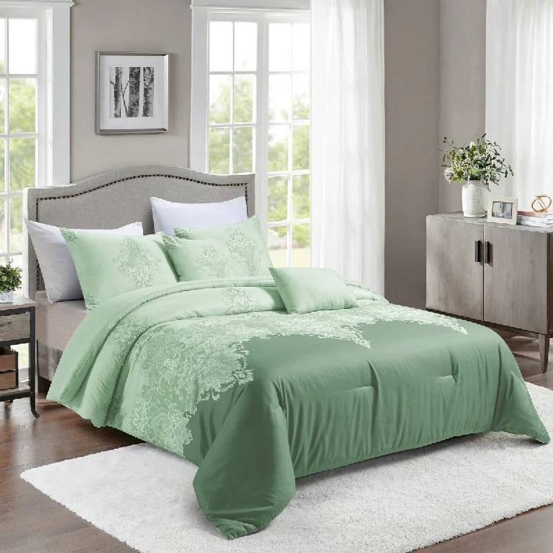 Synthetic - filled comforters like polyester for affordability and hypoallergenic propertiesShatex 2 Piece All Season Bedding Twin size Comforter Set