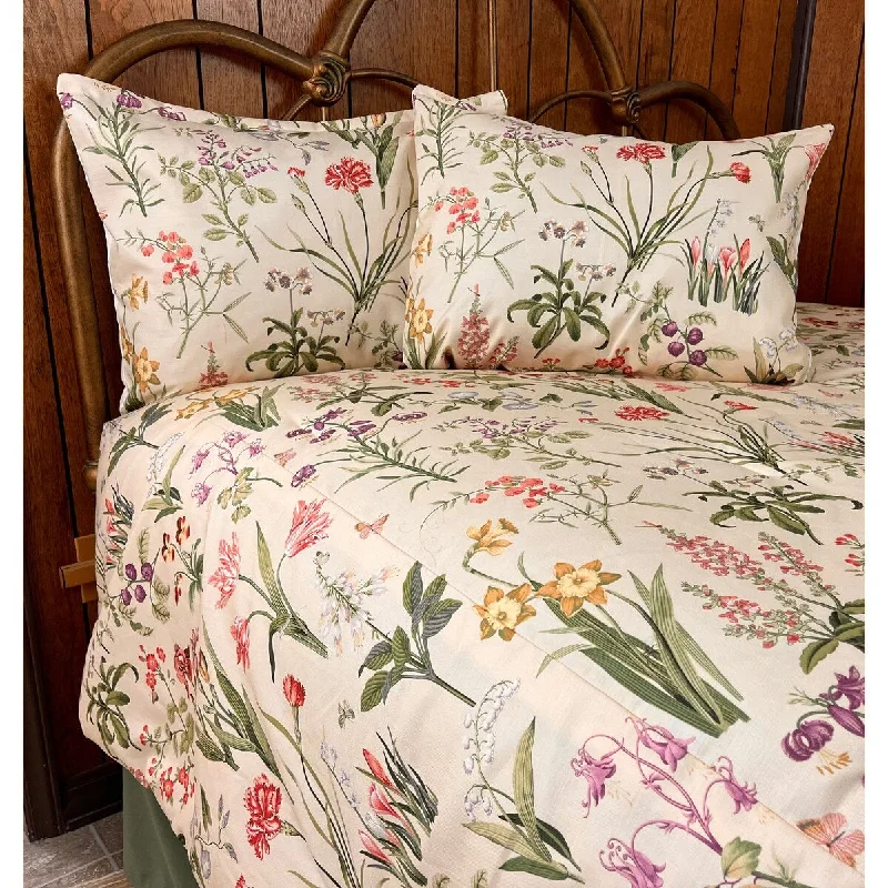 King - size comforters to fit large king - sized beds perfectlySpring meadows botanical comforter set