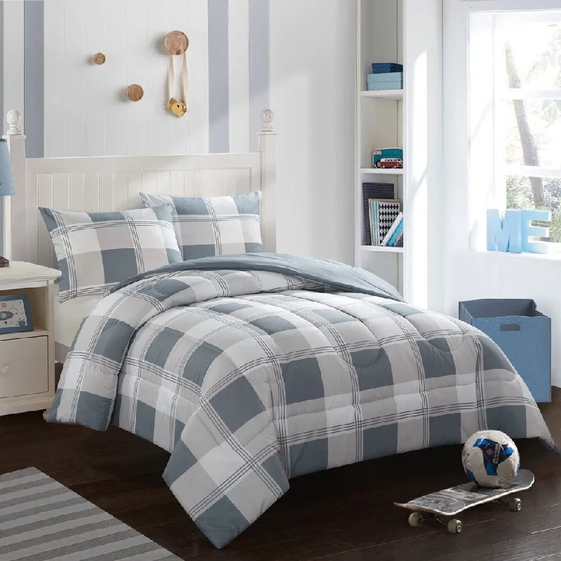 Queen - size comforters for standard queen - sized mattressesHunter Grey Comforter Set