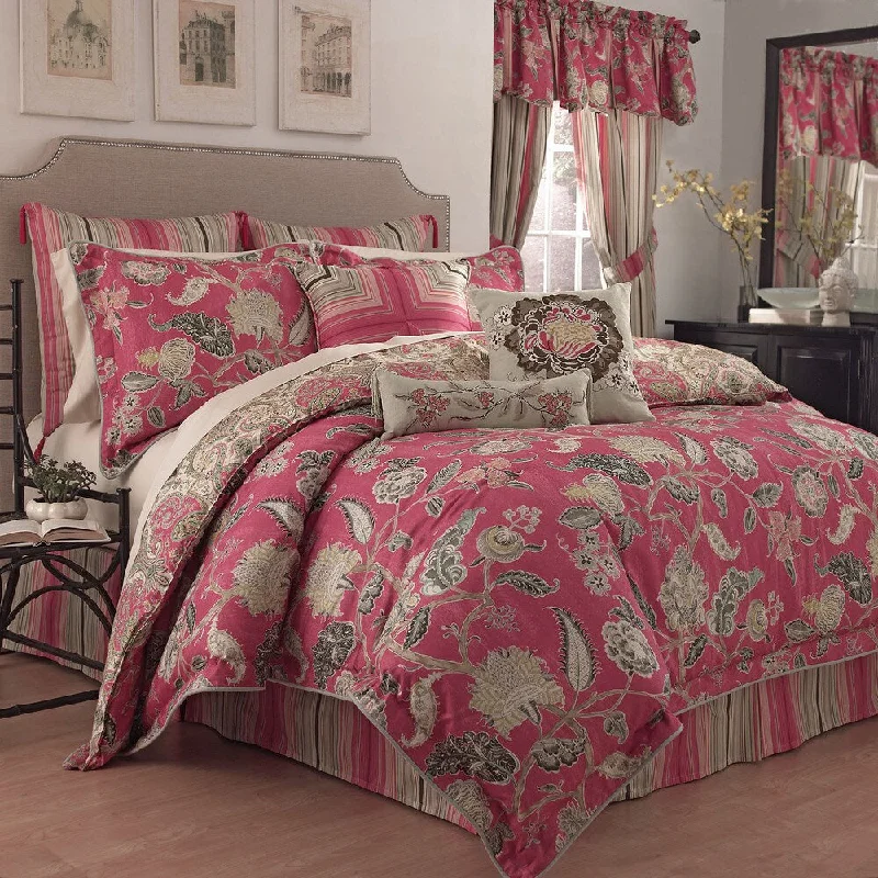 Latex - filled comforters with a bouncy texture and good supportWaverly Eastern Myth Radish 4-piece Comforter Set