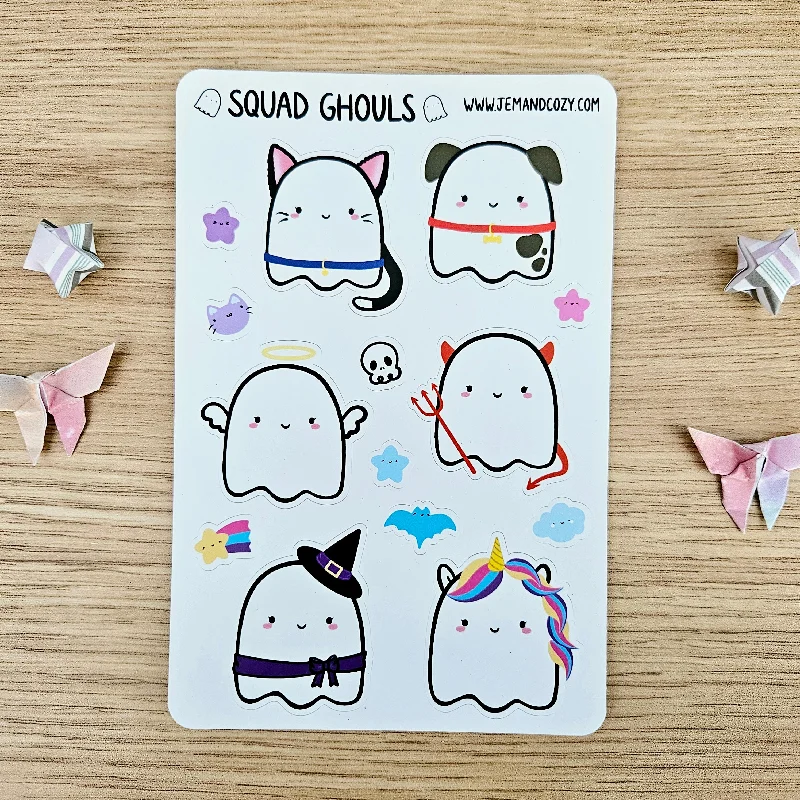 Twin - Size Sheet Sets with a Pillow ProtectorOriginal Squad Ghouls Sticker Sheet (4x6")