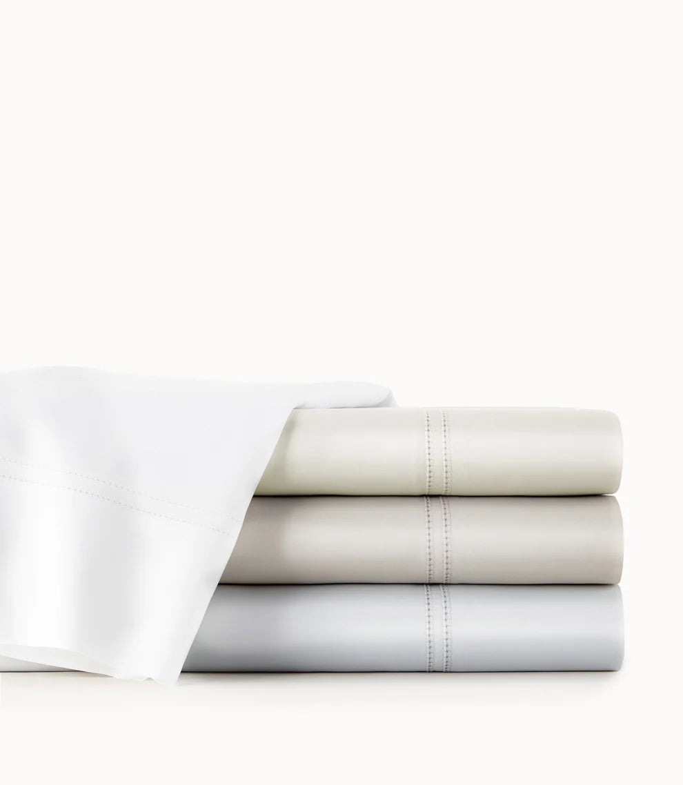 Polyester - Cotton Blend Sheets for Durability and ComfortPeacock Alley Lyric Percale Flat Sheet