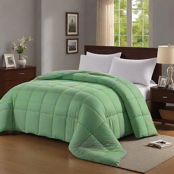 Queen - size comforters for standard queen - sized mattressesQueen Comforter 200 GSM Sage - Soft, Cozy, All-Season Bedding, Hypoallergenic