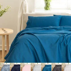 Queen - Size Sheet Sets with a European Pillowcase SetBalmain 1000TC Hotel Bamboo Cotton Sheet Set