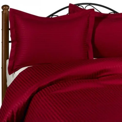 Twin - Size Sheet Sets with a Pillow ProtectorQueen Flat Sheet Burgundy Egyptian Cotton 1000TC