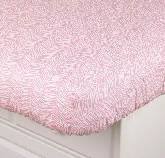 Jersey - Knit Sheets for a Comfortable and Casual BedGirly Pink Fitted Crib Sheet