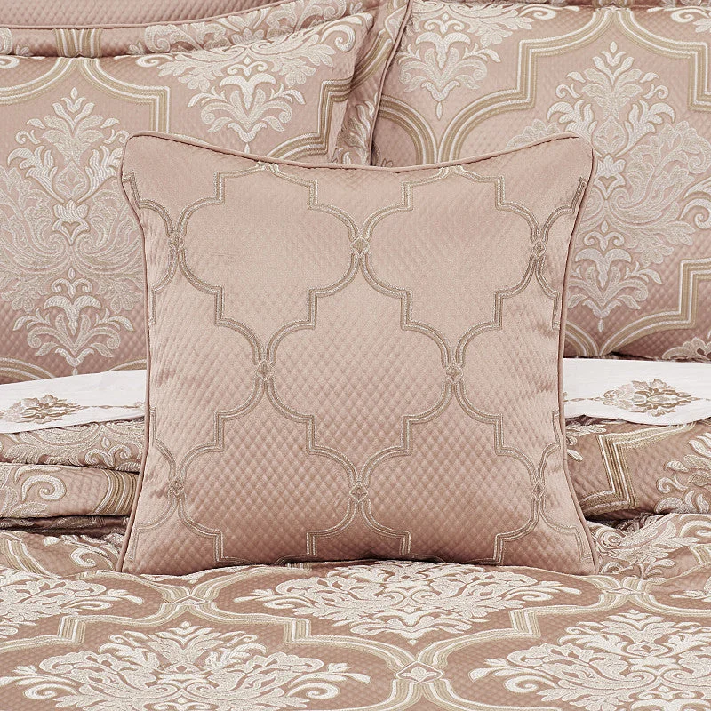 Lumbar Support Pillows for Car SeatsRosewater 18" Square Embellished Decorative Throw Pillow