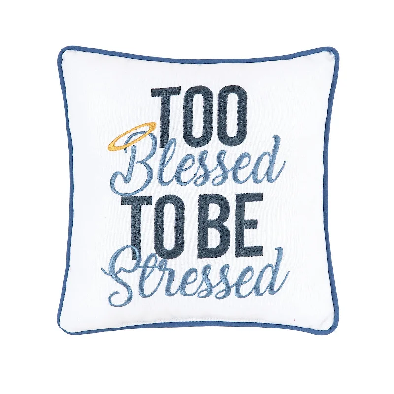 Down Alternative Pillows for Ethical ChoicesToo Blessed Mini Pillow