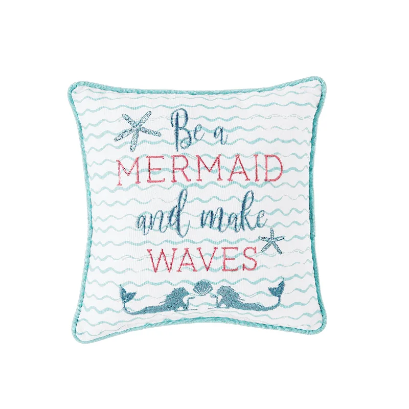 Lumbar Support Pillows for Car SeatsMake Waves Mermaid Mini Pillow