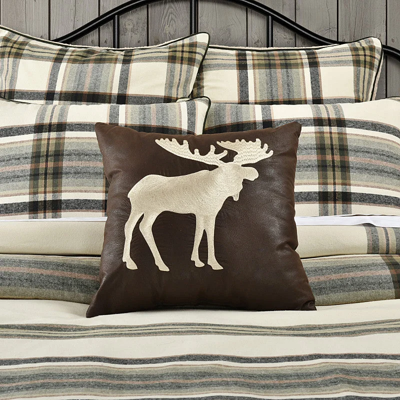 Kids Pillows with Fun DesignsDaniel Moose 18" Square Decorative Throw Pillow