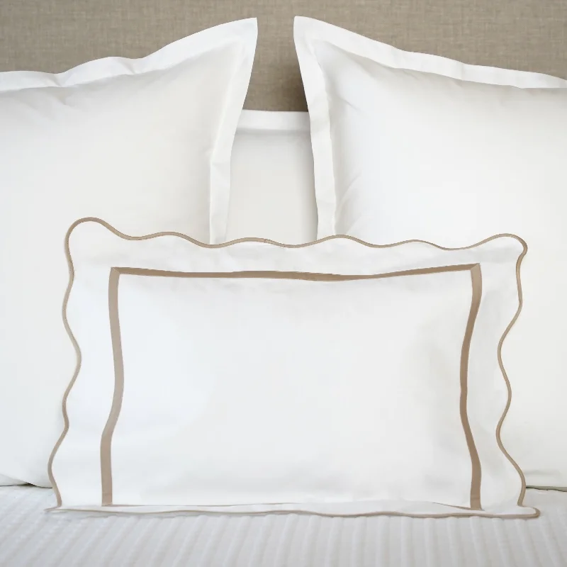 Linen - Cotton Blend Sheets for a Natural and Versatile OptionLynnens Edge Wave Sheet Collection