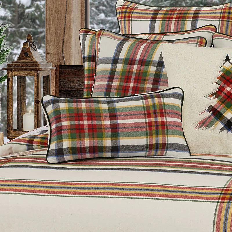 Adjustable Pillows for Customized ComfortChristopher Plaid Boudoir Decorative Throw Pillow