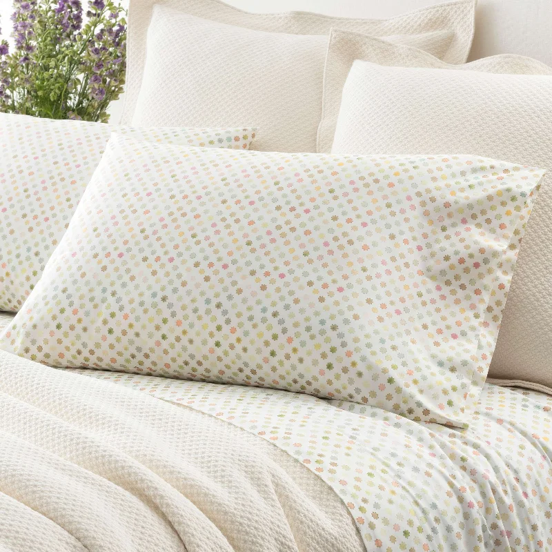 Rayon - Cotton Sheets for a Breathable and Soft BlendPine Cone Hill Watercolor Dots Pillowcase Set