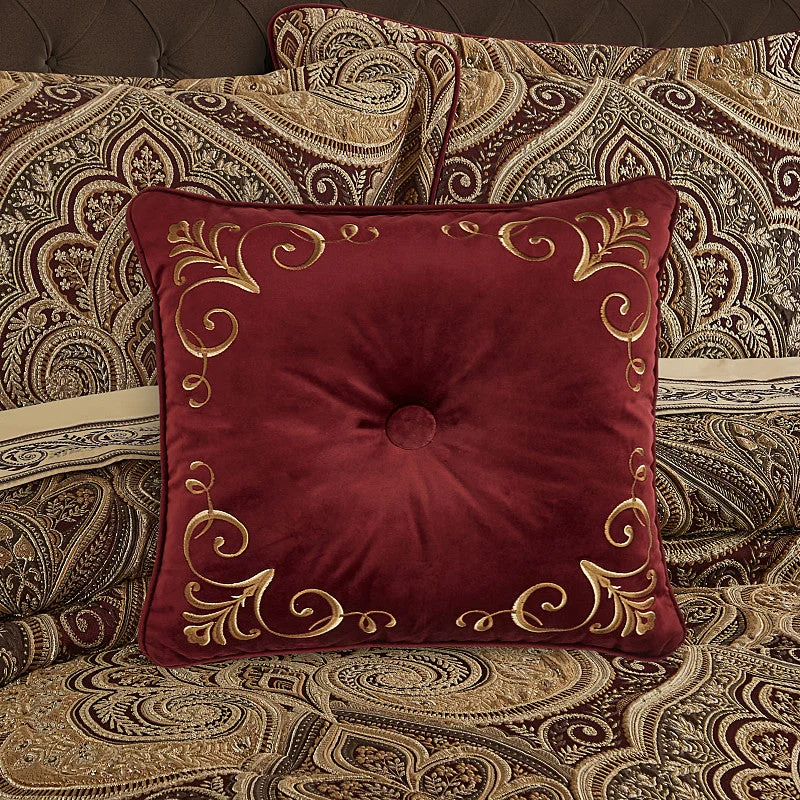 Adjustable Pillows for Customized ComfortBordeaux 18" Square Decorative Throw Pillow