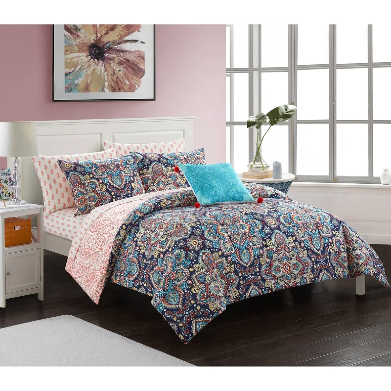 Duck down comforters with a softer feel and good warmth retentionSerena Comforter Set, Available in Multiple Sizes