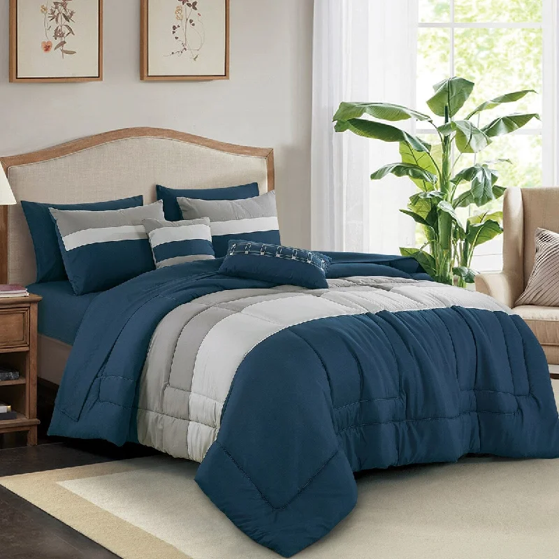 Wool - filled comforters with natural moisture - wicking and temperature - regulating featuresShatex Kirby 9 Pieces Comforter Set