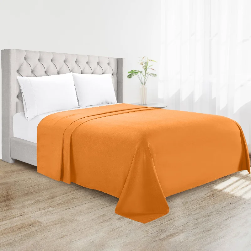 Jersey - Knit Sheets for a Comfortable and Casual BedElegant Comfort Essential Single Flat Sheet - Premium Hotel Quality