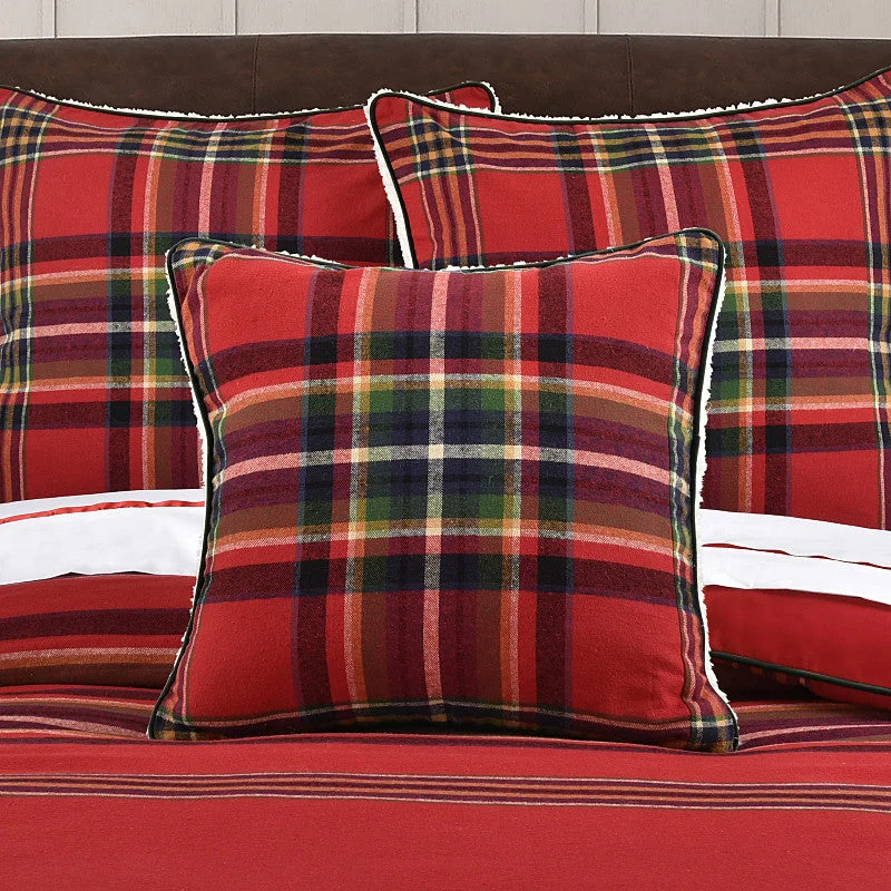 Memory Foam Pillows for Neck SupportAndrew Plaid 20" Square Decorative Throw Pillow