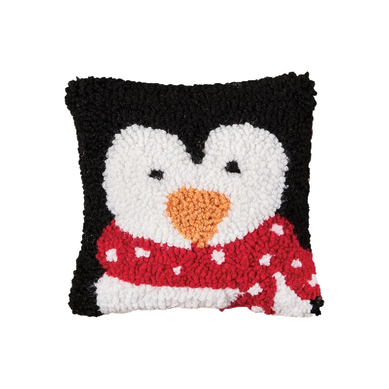 Travel Pillows for Long JourneysPenguin Hooked Mini Pillow