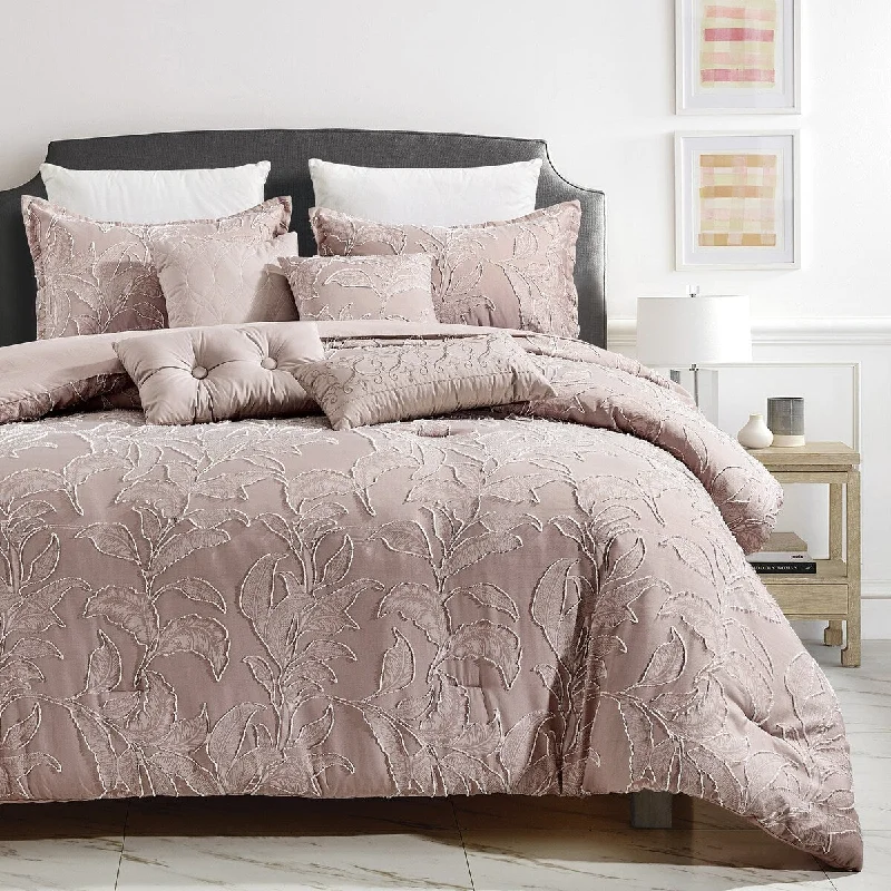 Cotton - filled comforters for a breathable and natural sleep experienceJiles Luxury 7 Piece Comforter set