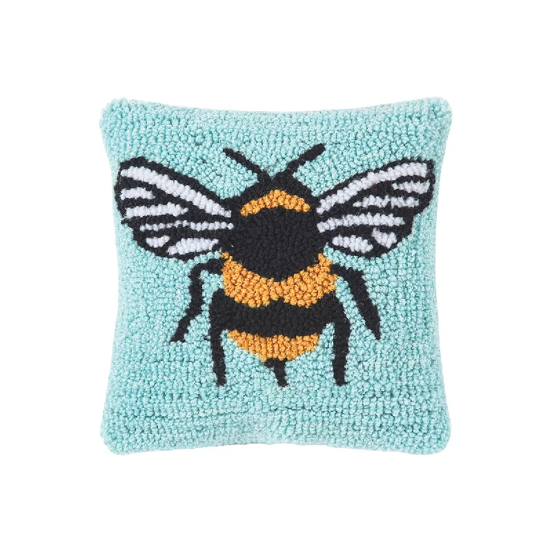 Feather Pillows for a Luxurious SleepBumble Bee Hooked Mini Pillow