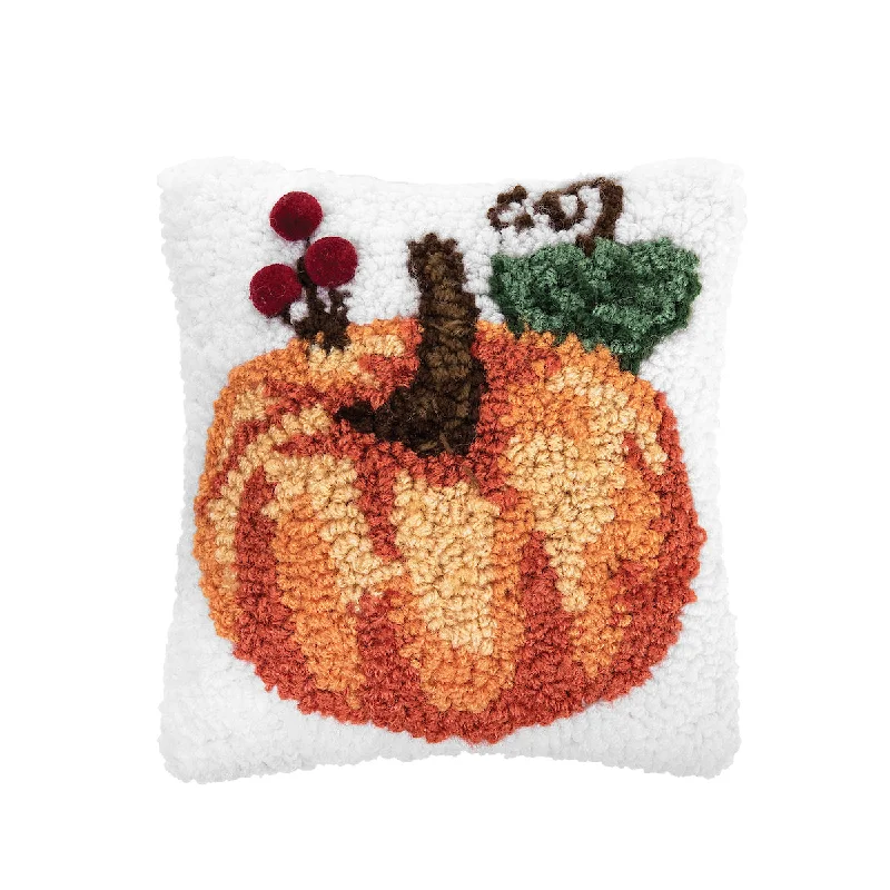 Orthopedic Pillows for Back Pain ReliefPumpkin Hooked Mini Pillow