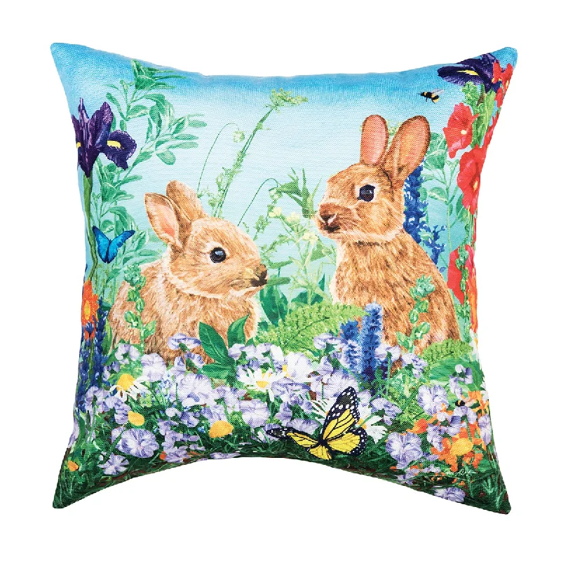 Back Support Pillows for Office ChairsBunny Garden Paradise Pillow