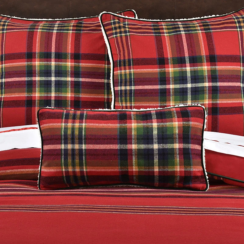 Plush Pillows for a Cozy BedAndrew Plaid Boudoir Decorative Throw Pillow