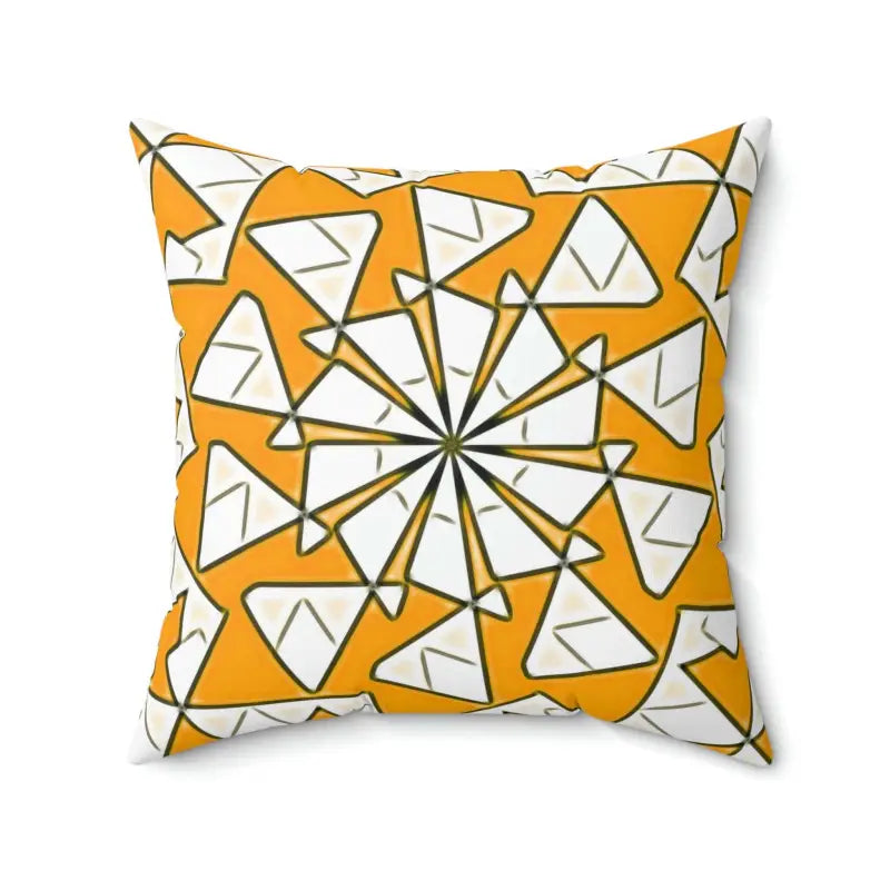 Orthopedic Pillows for Back Pain ReliefBold Yellow Abstract Polyester Pillow for Vibrant Living