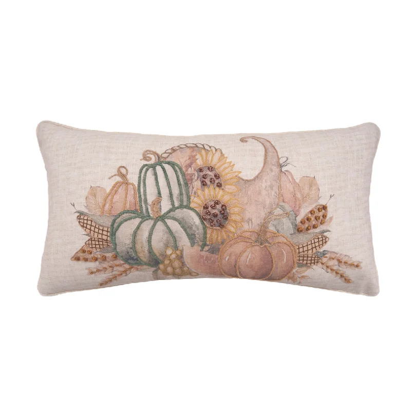 Velvet Pillows for a Touch of EleganceAutumn Fields Cornucopia Pillow