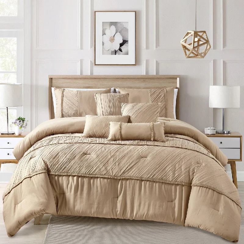 King - size comforters to fit large king - sized beds perfectlySikino Luxury 7 Piece Comforter