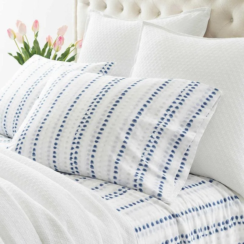 King - Size Sheet Sets with a Decorative Pillow SetPine Cone Hill Ink Dots Sheet Set