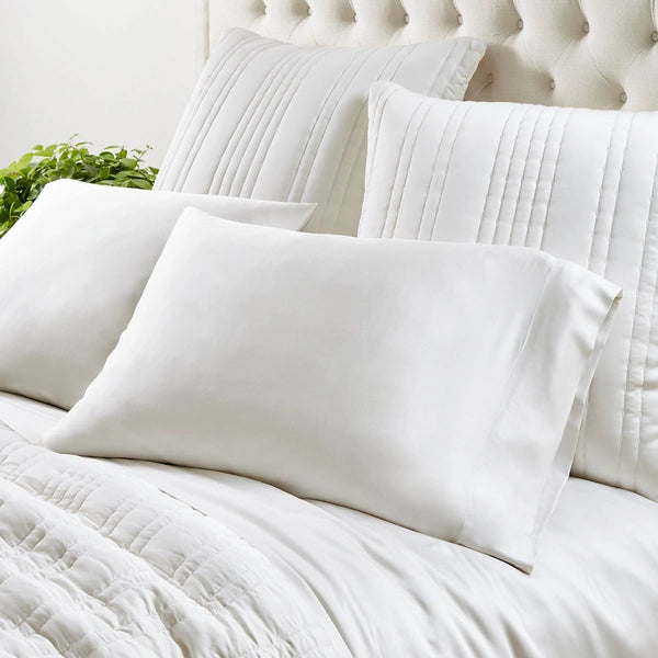 Queen - Size Sheet Sets with a European Pillowcase SetPine Cone Hill Blissful Bamboo Pillowcases