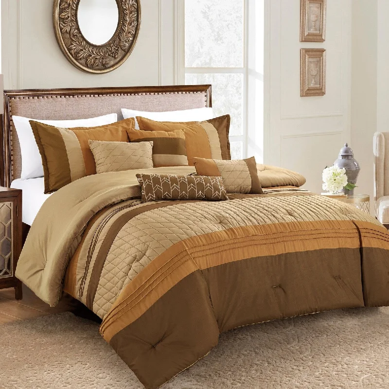 Queen - size comforters for standard queen - sized mattressesIwilla Luxury 7 Piece Comforter