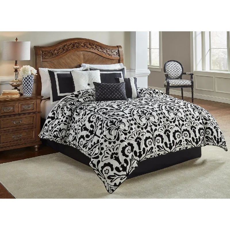 Down - filled comforters for supreme warmth and lightnessRiverbrook Home Becca 7 Piece Comforter Set