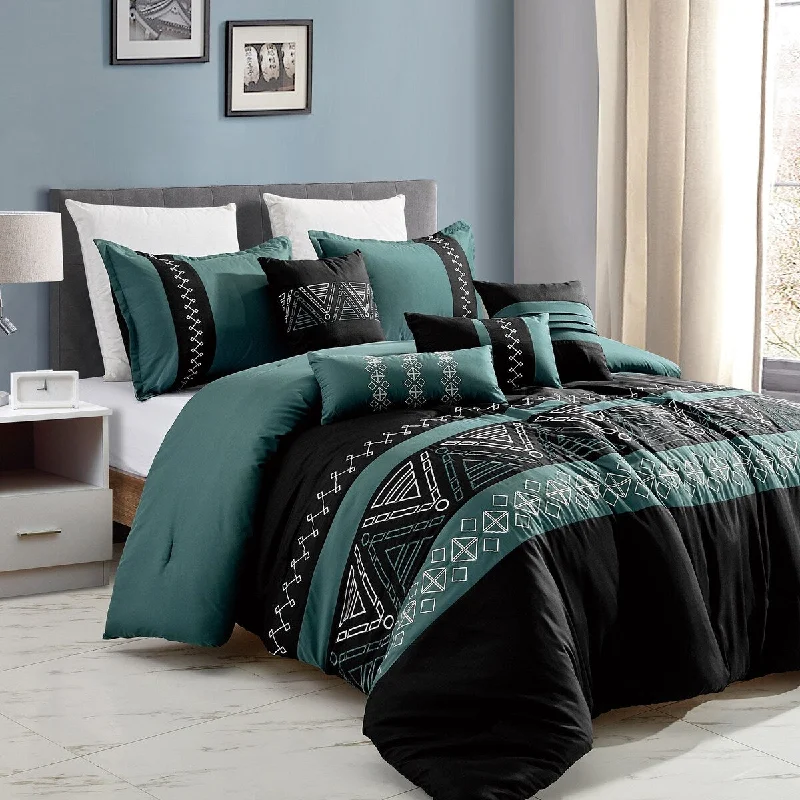 Cotton - filled comforters for a breathable and natural sleep experienceKaimi Luxury 7 Piece Comforter set