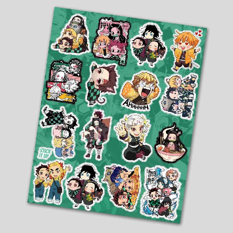 Rayon - Cotton Sheets for a Breathable and Soft BlendDemon Slayer Mini sticker Sheet