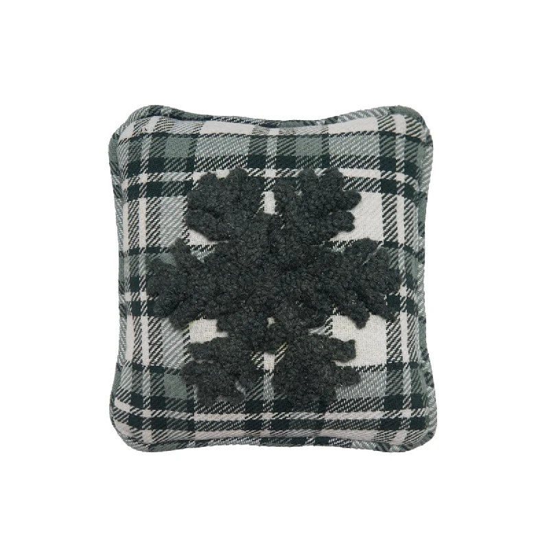 Adjustable Pillows for Customized ComfortSnowflake Hooked Mini Pillow