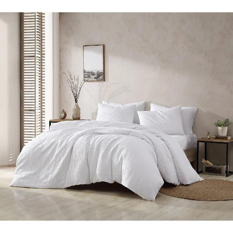 Full - size comforters suitable for full - sized beds in guest rooms or small bedroomsRiverbrook Home Fagen Matelasse 3 Piece Comforter Set White