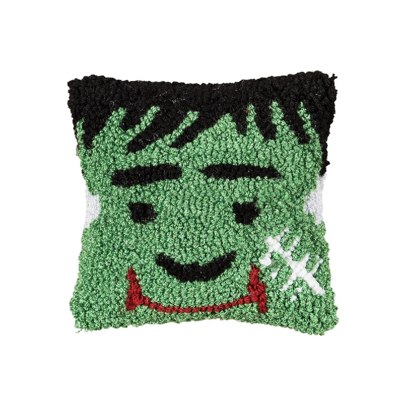 Down Alternative Pillows for Ethical ChoicesFrankenstein Hooked Mini Pillow