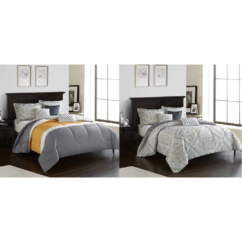 Silk - filled comforters for a luxurious and smooth touchPenelope 6pc Comforter Set