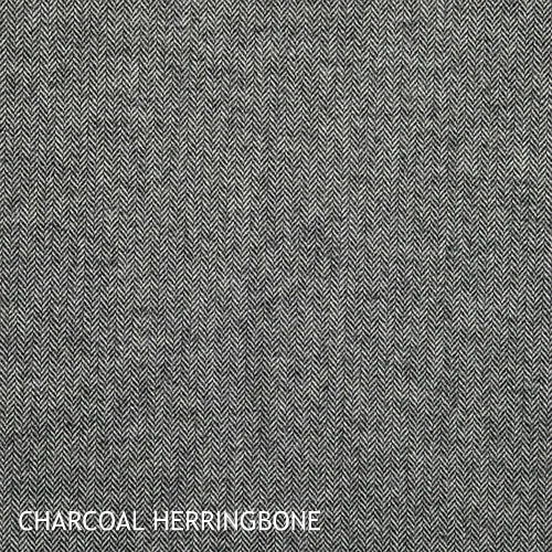 Charcoal Herringbone