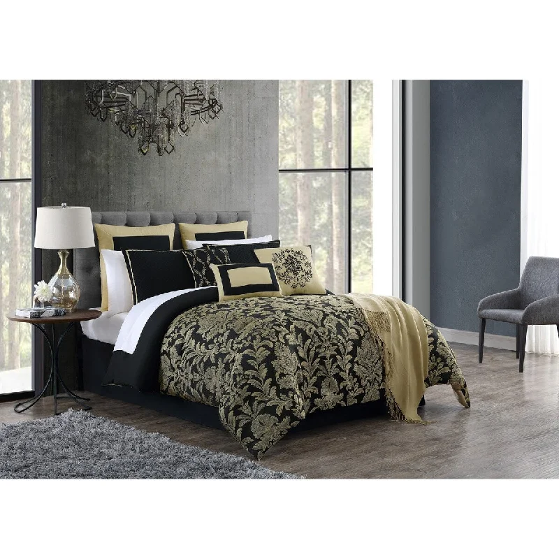 Latex - filled comforters with a bouncy texture and good supportDamask 14 pc Comforter Set