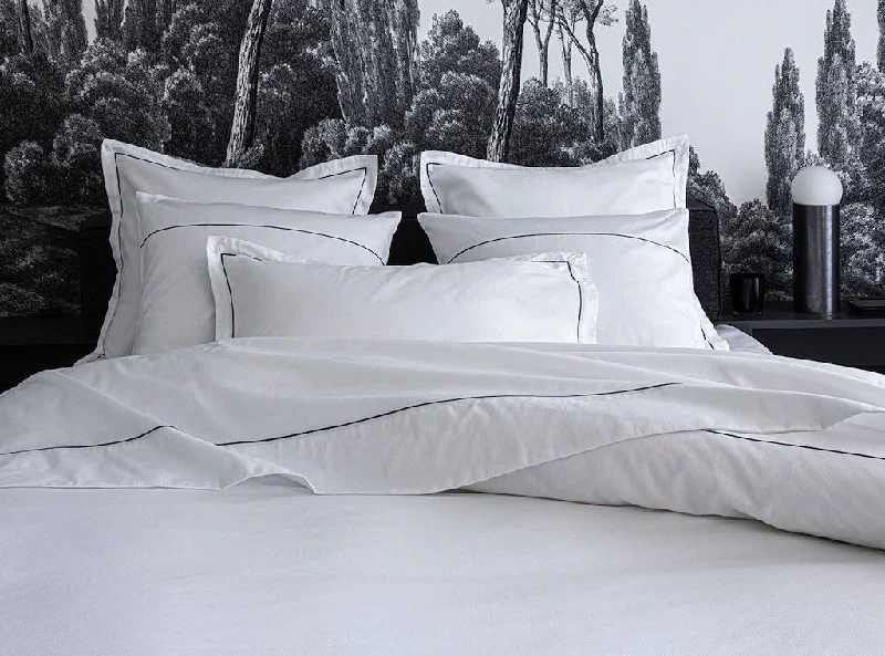 Duvet covers that coordinate with existing bedroom furnitureOrsay Snow & Navy Bedding by Alexandre Turpault