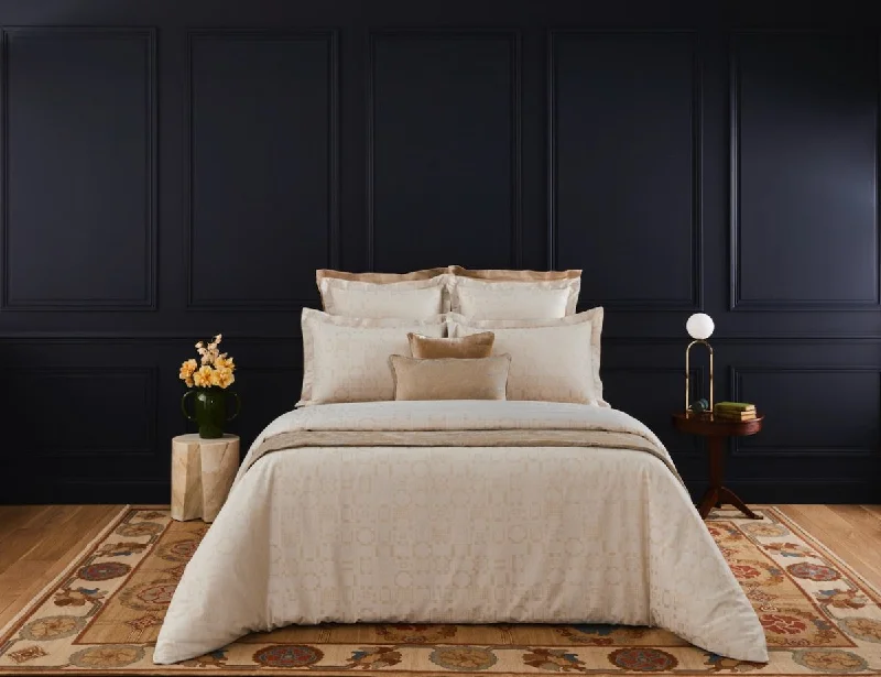 Custom - sized duvet covers to fit unique or non - standard bed framesAllure Bedding by Yves Delorme - Organic Cotton