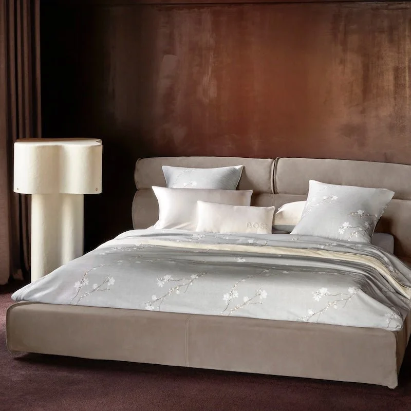 Light - blocking duvet covers for a better sleep during the dayAlmond Flowers Bedding by Hugo Boss Home