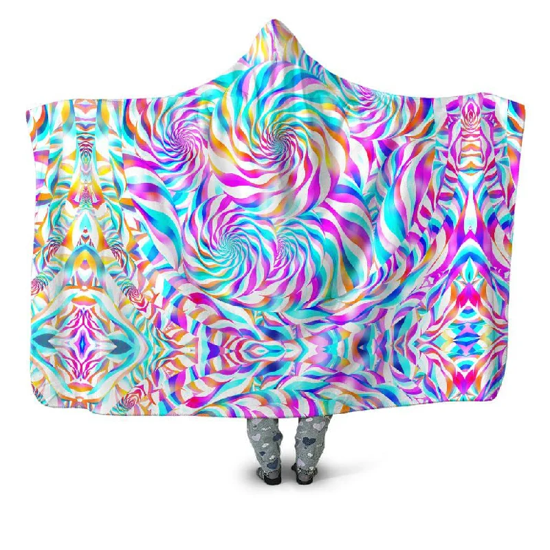 Queen - size blankets for standard - sized bedsCloud Surfing Hooded Blanket